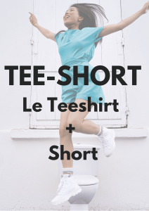 Teeshort le combishort teeshirt + short