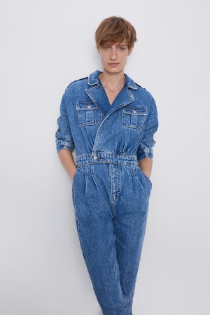 Au top de la combinaison en jean femme: zara