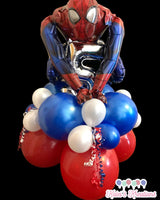 Spiderman Figure with Age Balloon