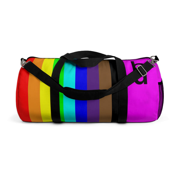 rainbow duffle bag