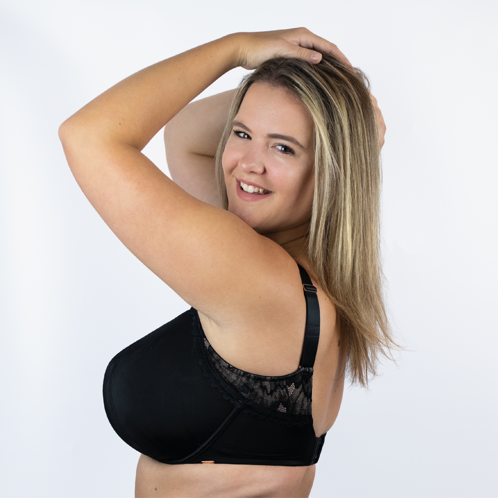 Kelly Bra Black, Comfort 'No Dig' wire