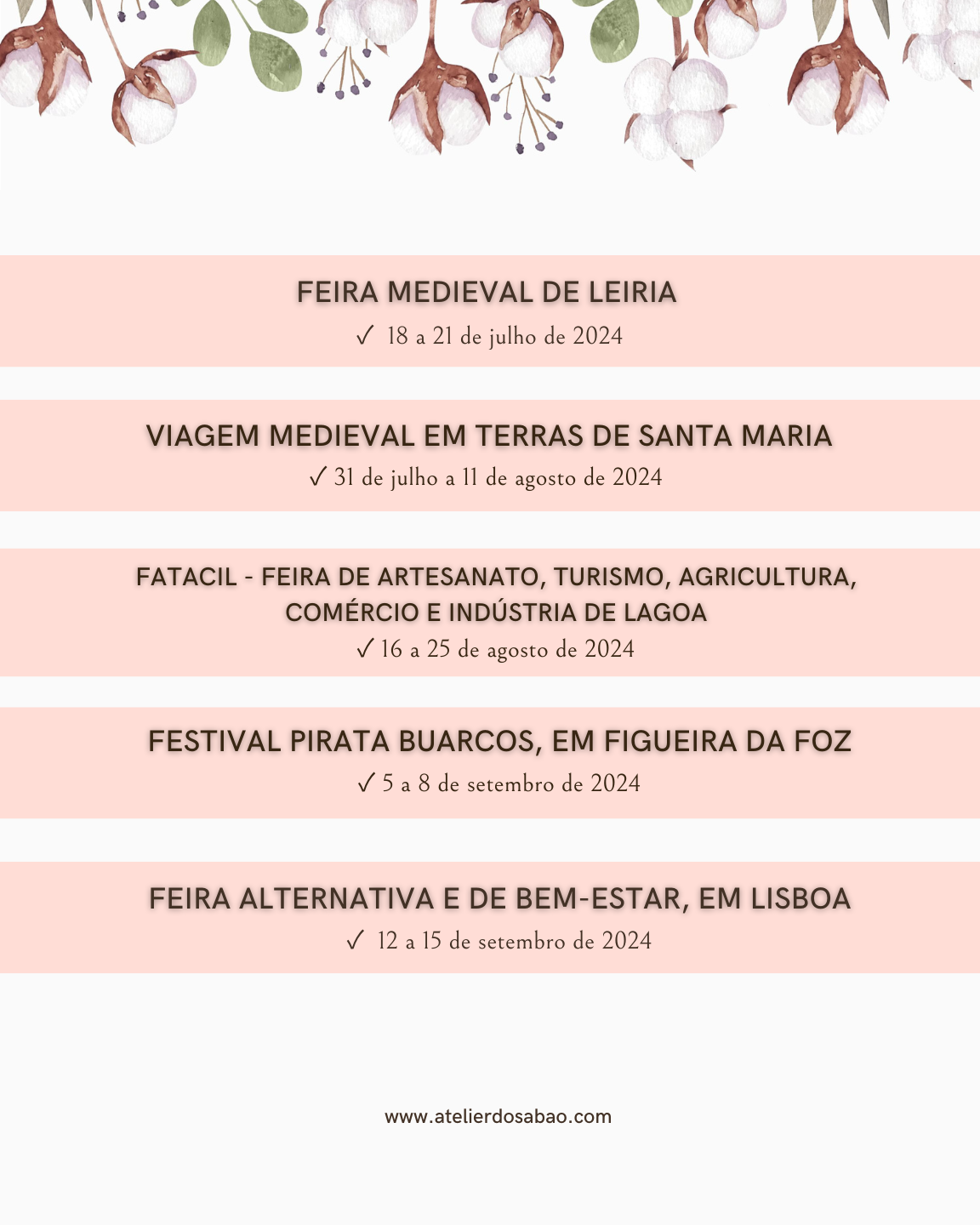 lista de eventos 2024 3