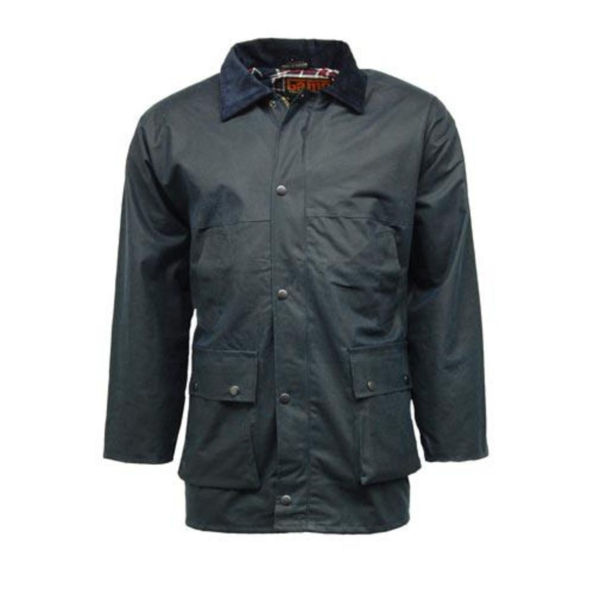 unpadded wax jacket