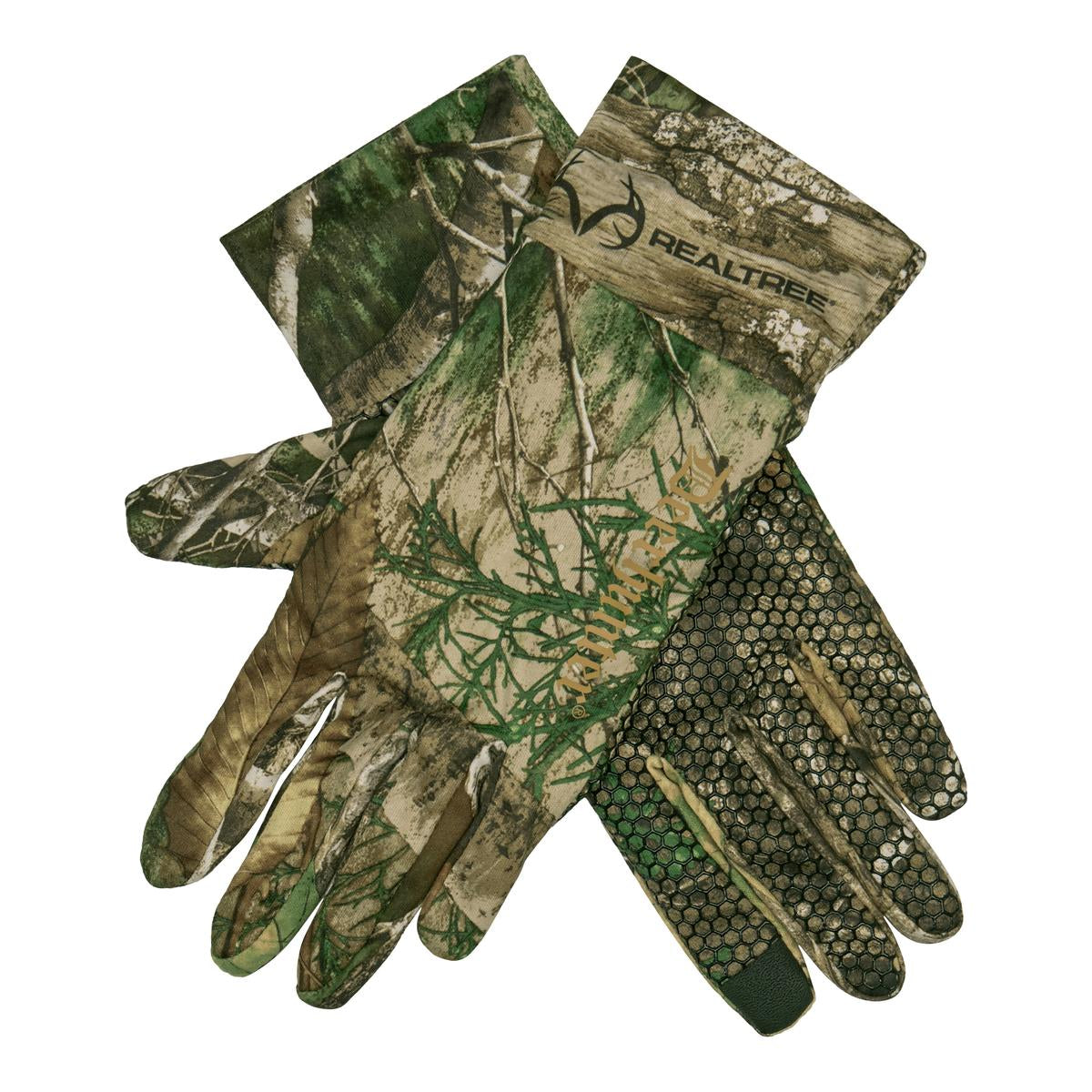 camo cotton jersey gloves