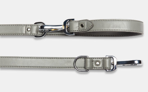 Extendable Dog Lead in Ash Grey