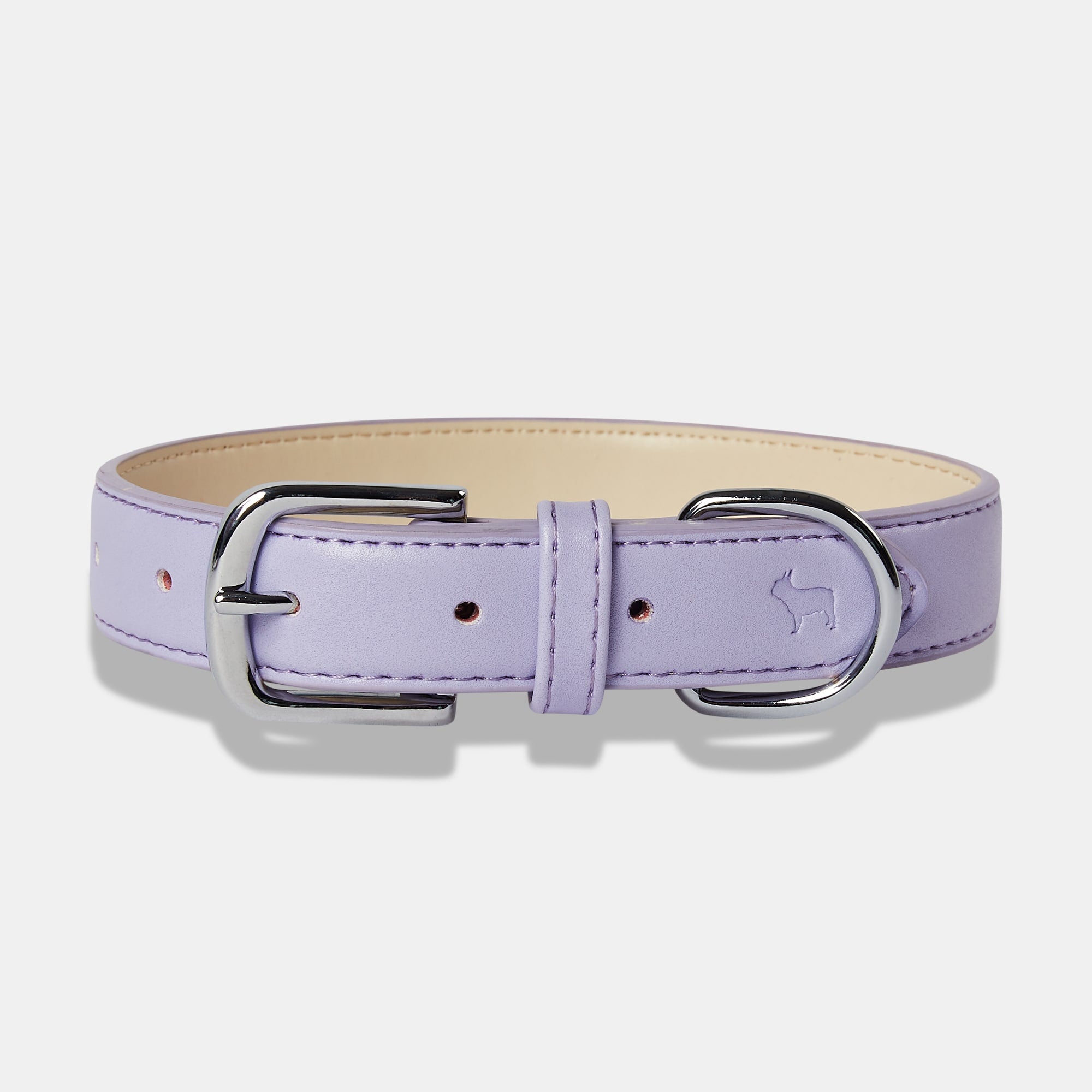 lilac dog collar and lead