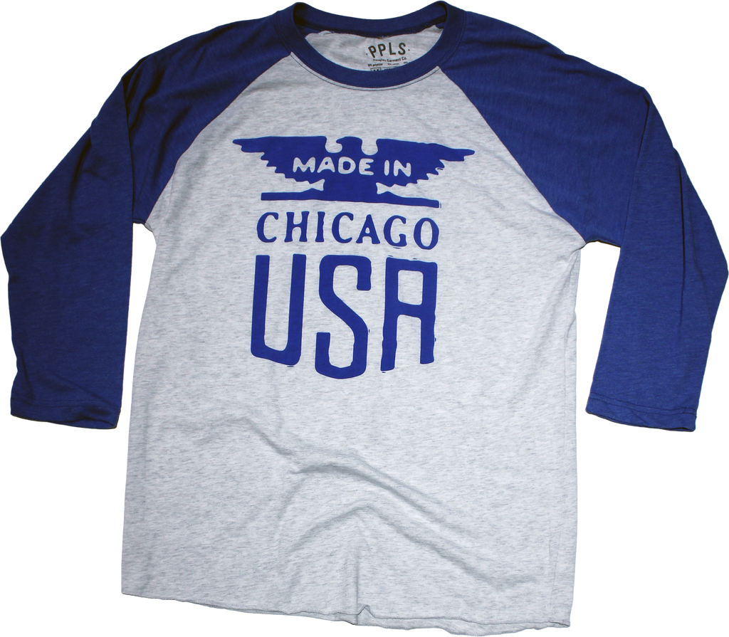 PeoplesGarmentCo • Made in Chicago Raglan