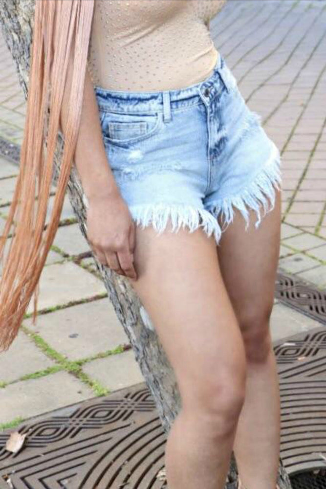 daisy duke denim shorts