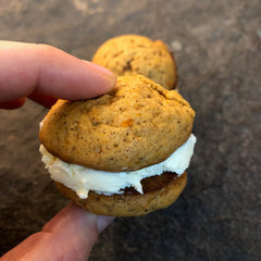 pumpkin spice cream cheese whoopie pies strictly cookies