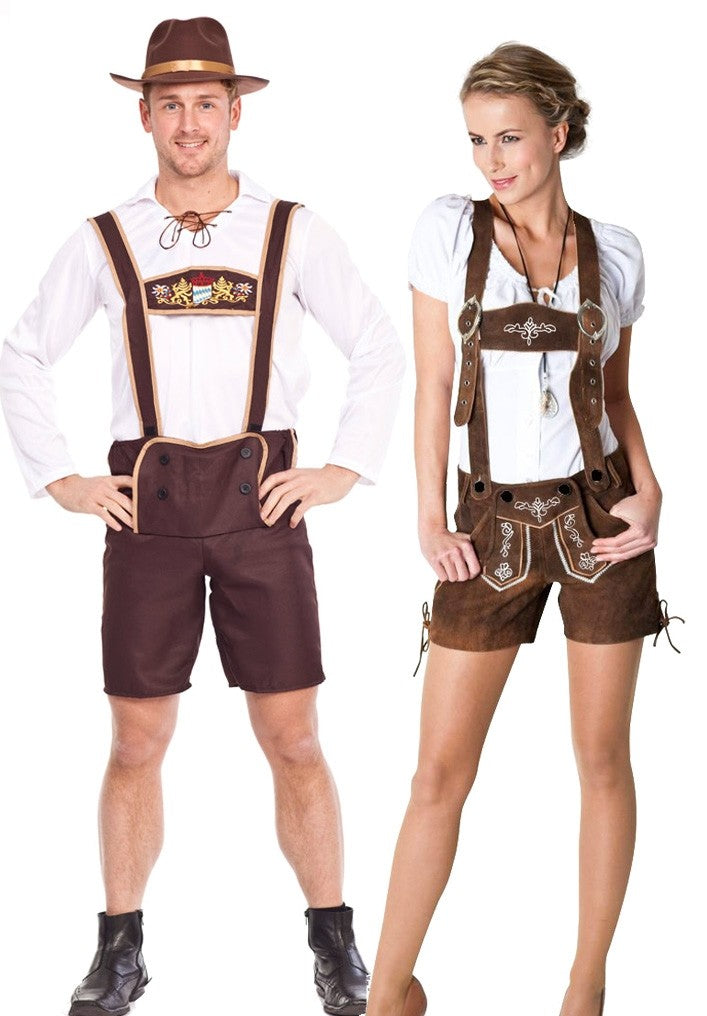 PREMIUM Couples Oktoberfest Beer Maid Bavarian Lederhosen Costume –  Oktoberfest Costumes