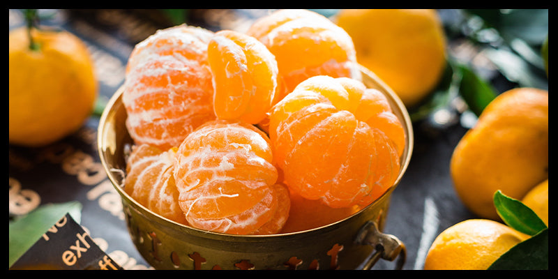 Les oranges pour éviter les taches de thé 