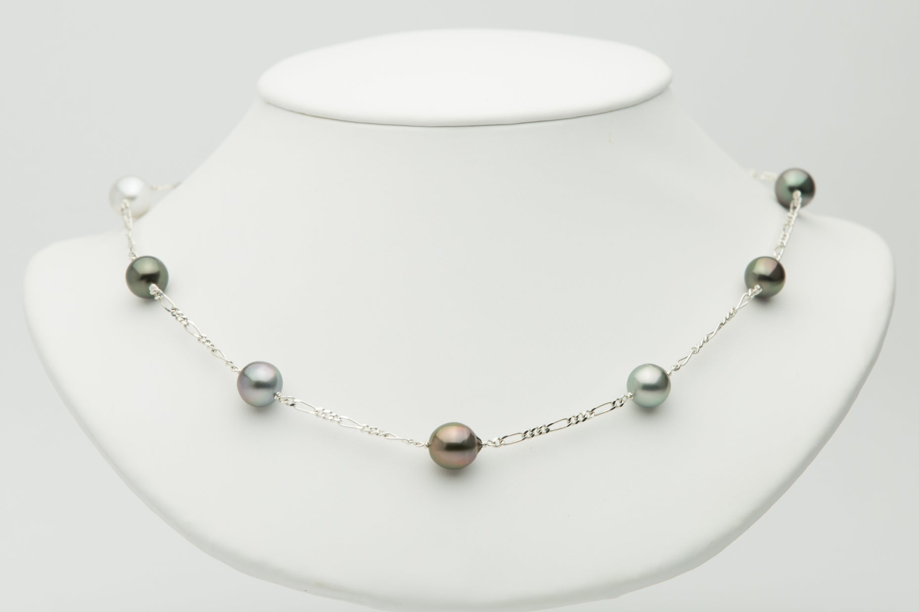 tin cup pearl necklace