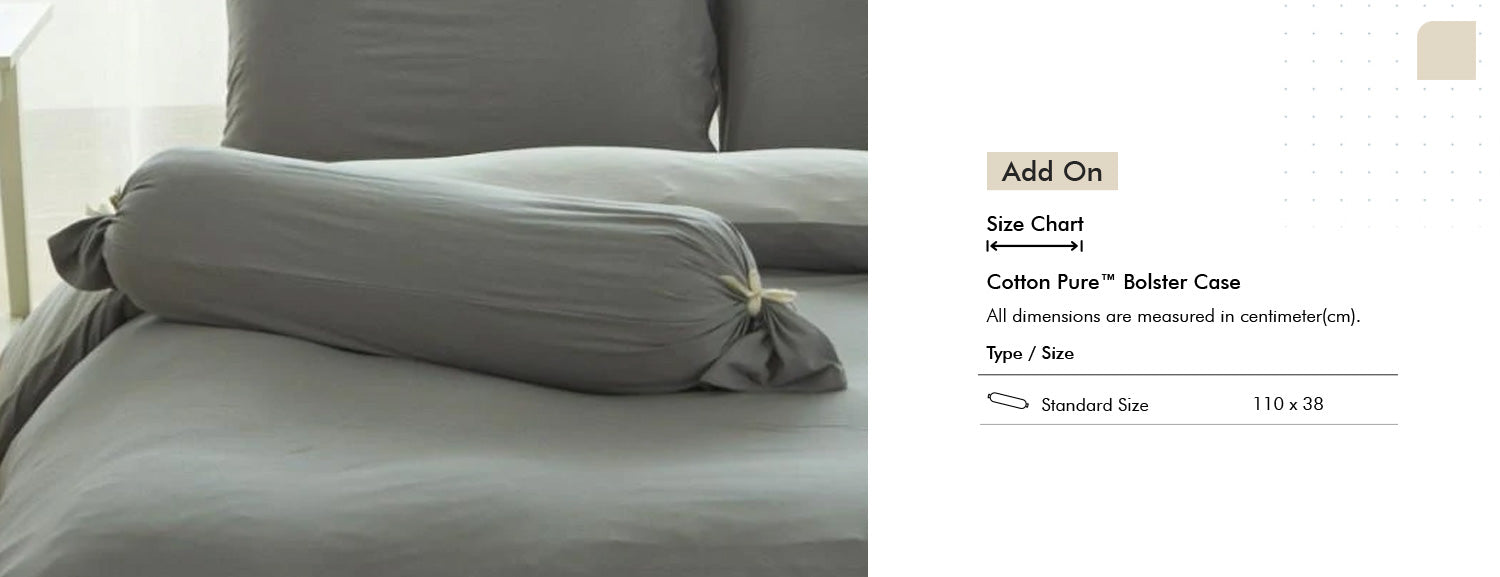 Cotton Pure? Ash Grey Jersey Cotton Fitted Sheet Set Add On