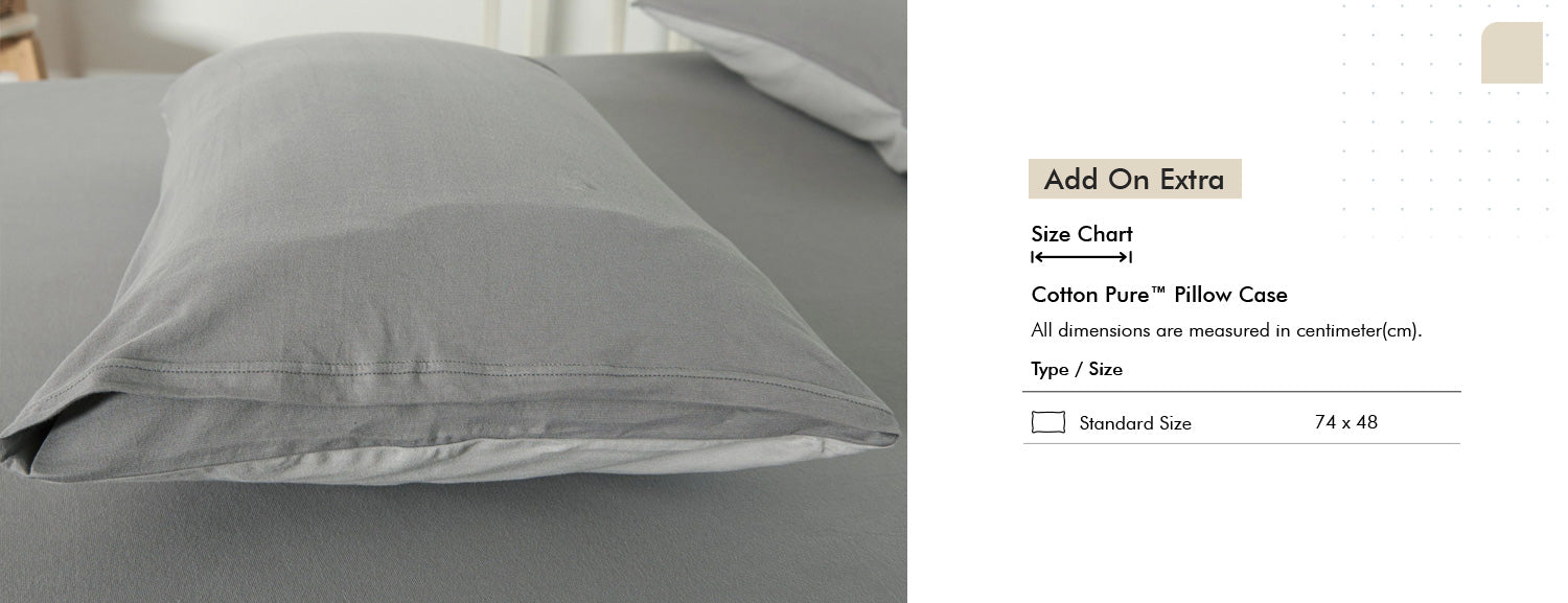 Cotton Pure? Ash Grey Jersey Cotton Fitted Sheet Set Add On Extra