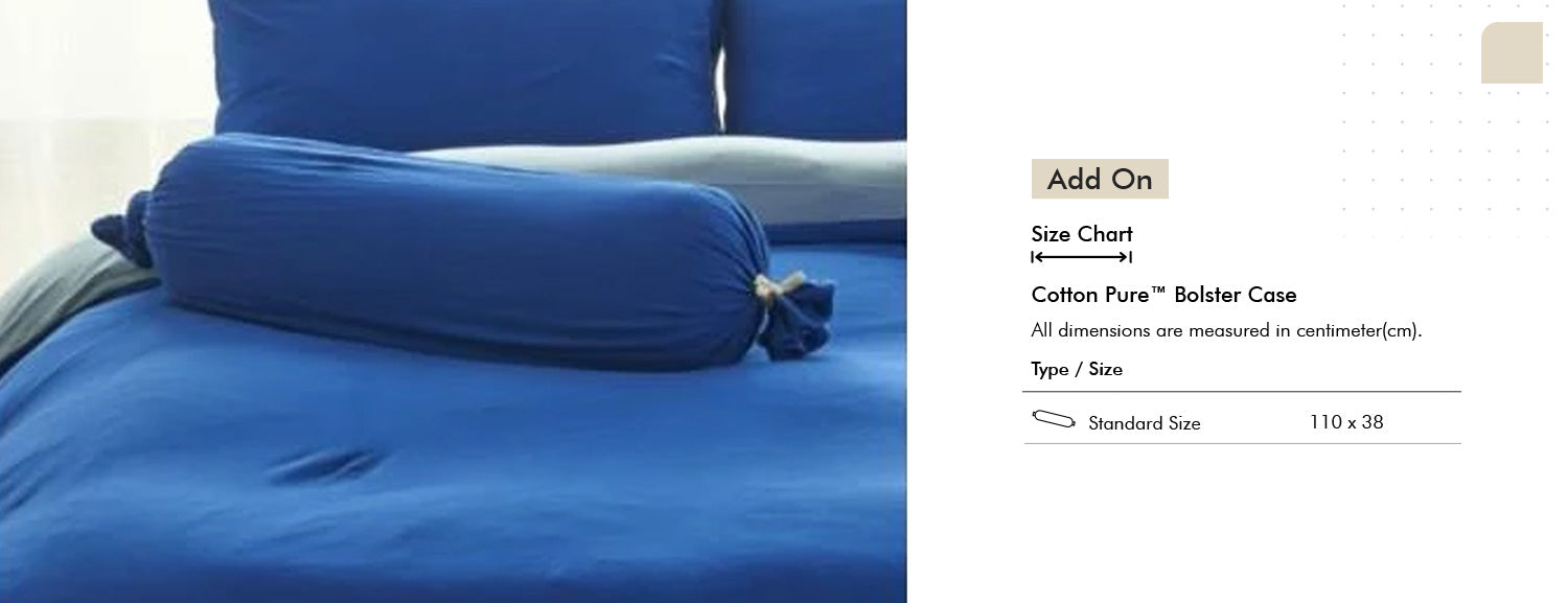 Cotton Pure? Klein Blue Jersey Cotton Fitted Sheet Set Add On