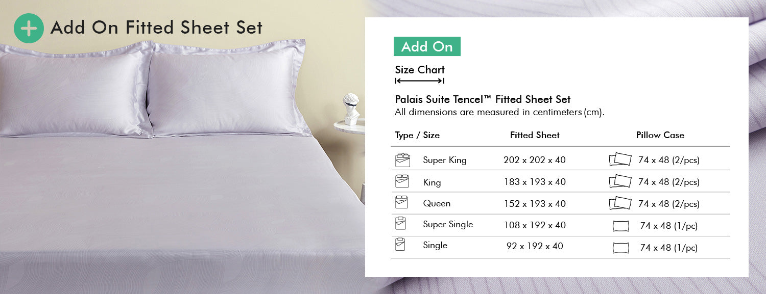 Palais Suite TENCEL™ Canyon Quilt Cover Add On Fitted Sheet Set