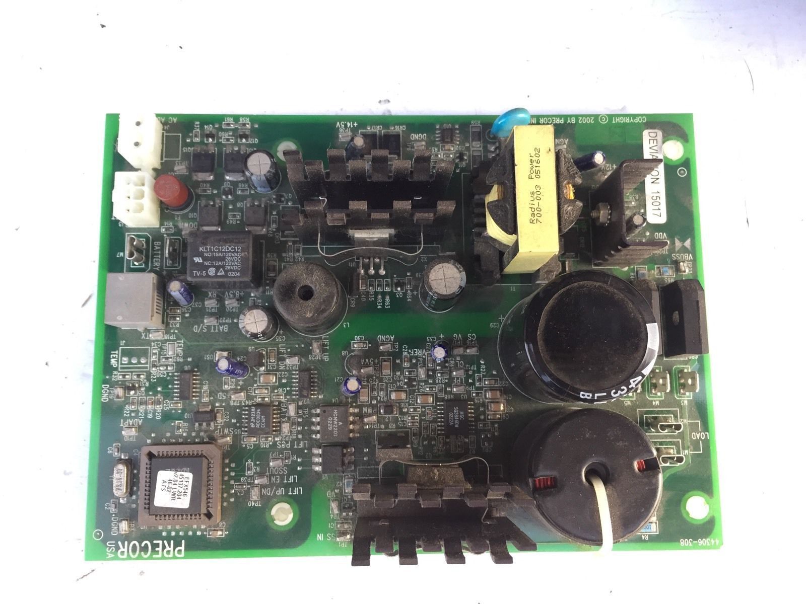 Refurbed Precor EFX 546 524 C524 Elliptical Lower PCA Board Motor Cont ...