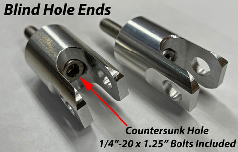 FS Performance Engineering Splitter Support Rods Blind Hole Ends