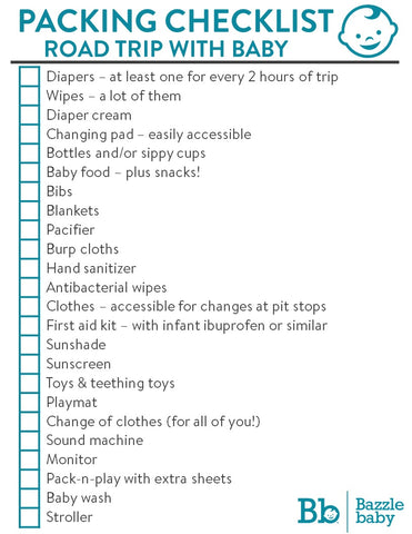 Packing Checklist for Baby