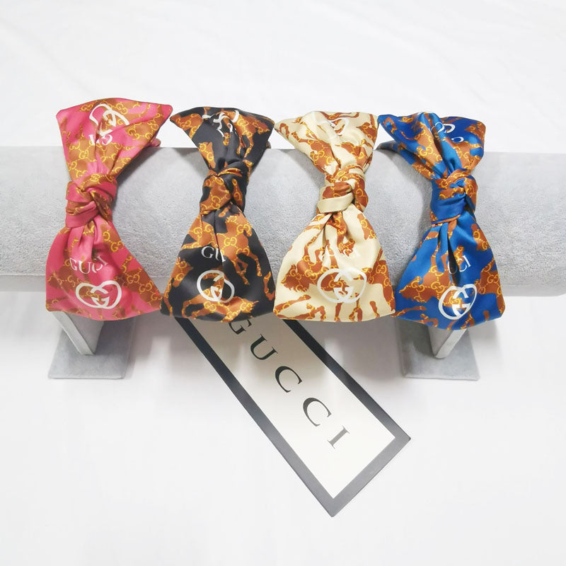 GG Women's Double G Bow Hair Band