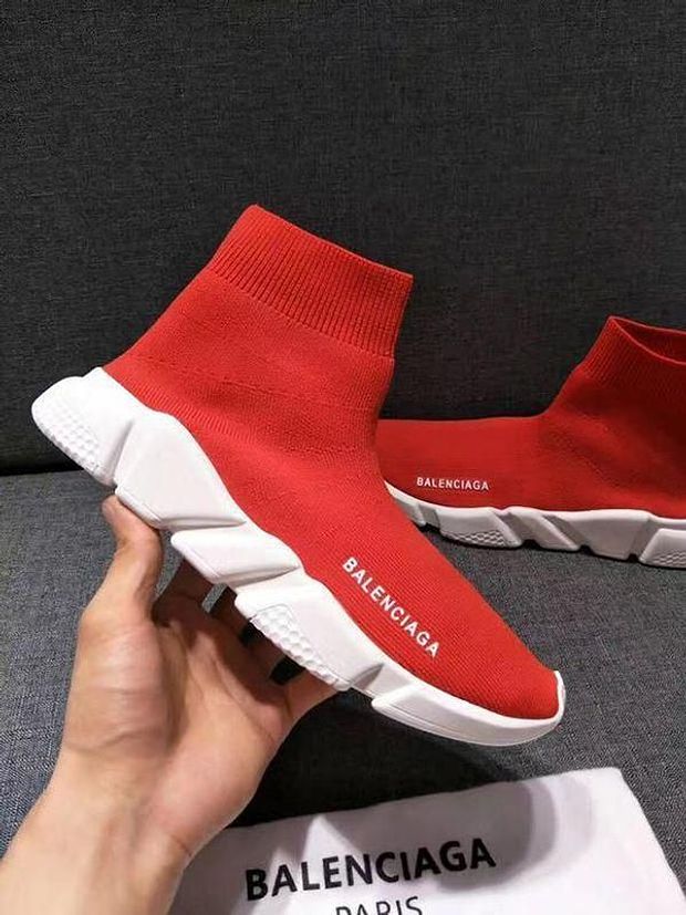 White Balenciaga Woman Men Boots Fashion Breathable Sneakers Run