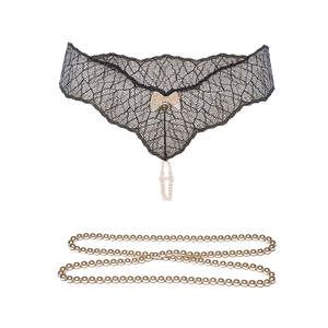 Shop Sydney Double Strand Pearl Thong & Atame - Ivory