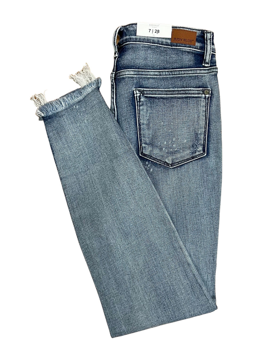 Judy Blue Bleach Splatter Skinny Jeans, Madi Savvy Boutique, Women's  Boutique