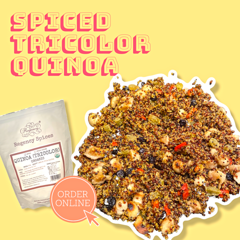 Spiced Turmeric Tricolor Quinoa