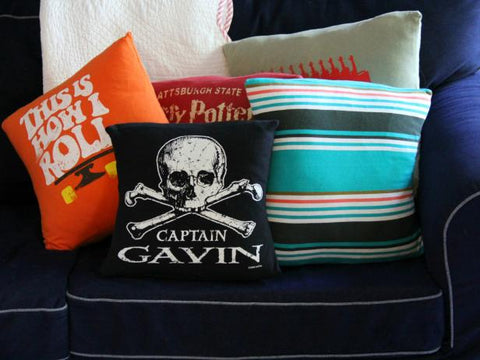t-shirts made into t-shirt pillows