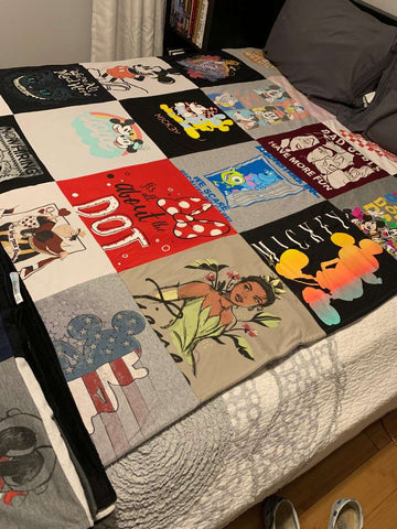 Aimee C.'s T-Shirt Quilt