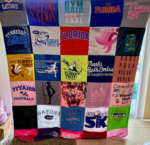 Candace L.'s T-Shirt Quilt