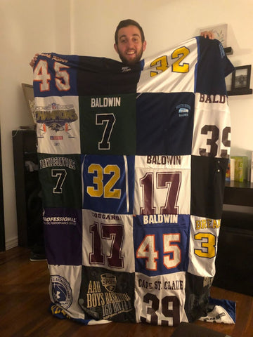 Marcia W.'s T-Shirt Quilt