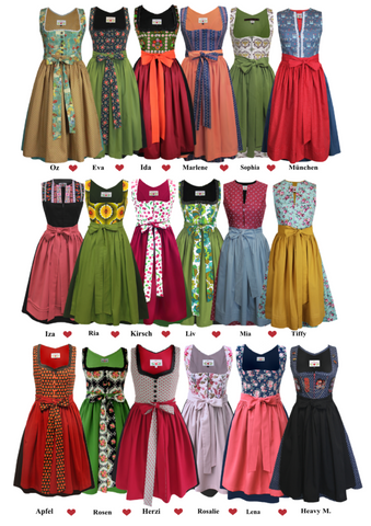 Dirndl buy retro traditional costumes in Lower Bavaria