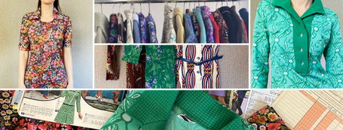 Vintage Kleider der 60er und 70er Jahre Flohmarkt Kleider mein herzblut online Shop