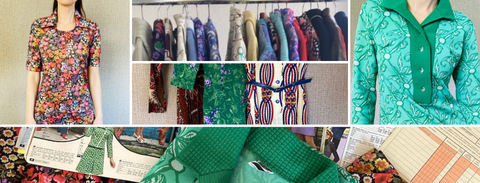 Vintage dresses from the 60s and 70s flea market dresses my herzblut online shop