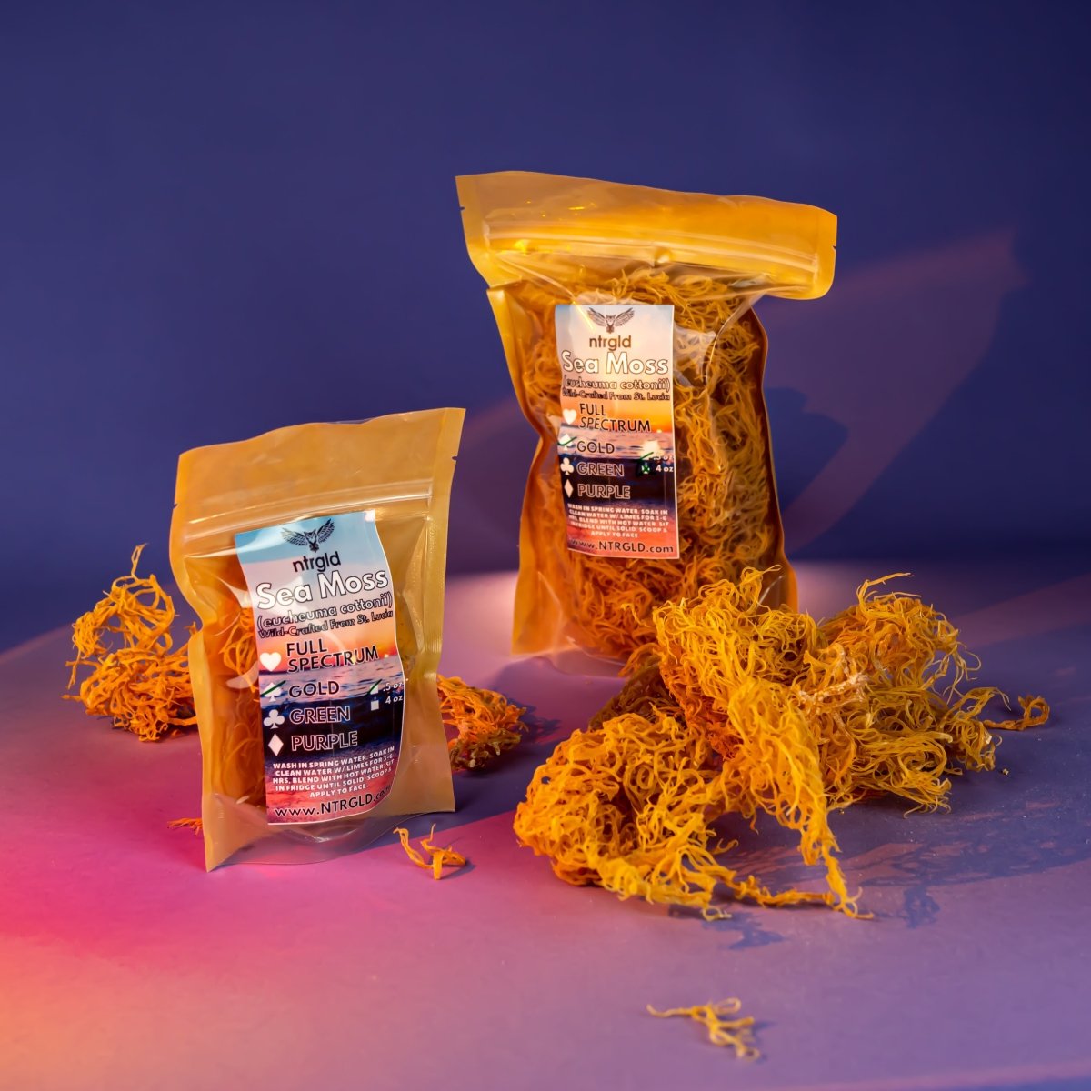 Raw Wildcrafted Sea Moss (Eucheuma Cottonii)