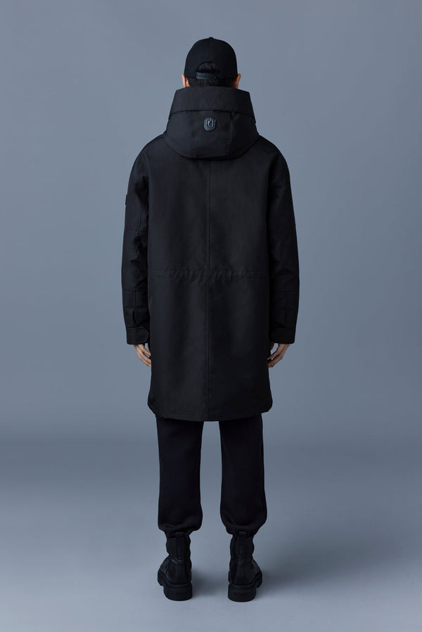 MACKAGE HARLEM - bonded tech down parka with hood - Boutique Bubbles