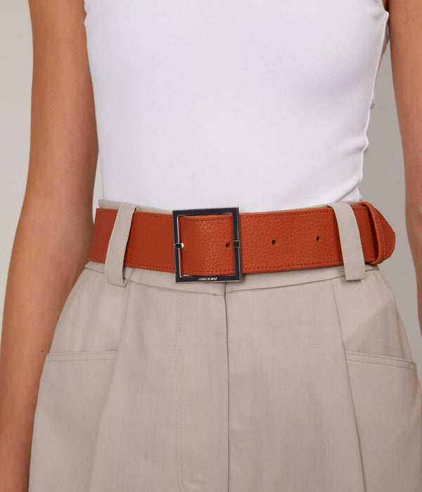 LORIA Women's Vegan High Waist Belt - Purity