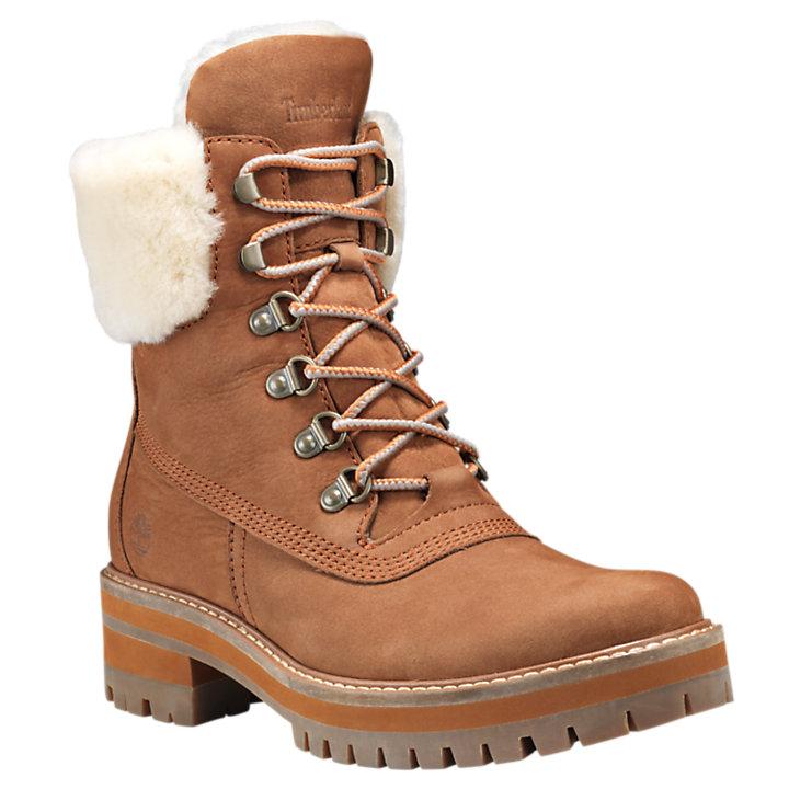 timberland rust courmayeur valley shearling boots