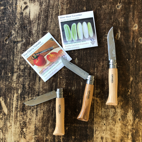Opinel Folding Harvest Knife – Hudson Valley Seed Company