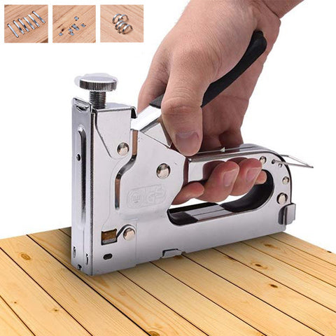 3-in-1 Staple Gun with Remover GIF