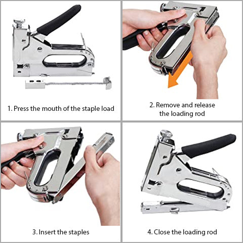 How to use 3-in-1 Staple Gun with Remover