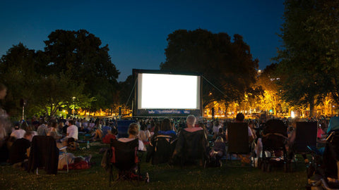 Backyard Movie Theater