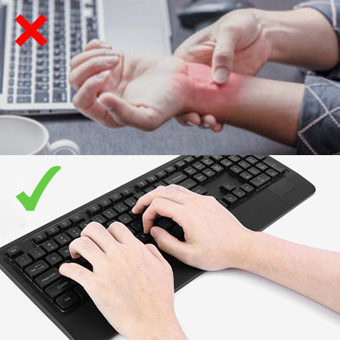 Without an Ergonomic RGB Keyboard VS using an Ergonomic RGB Keyboard