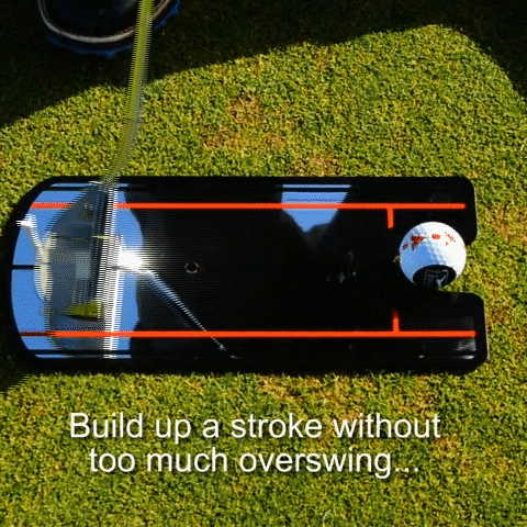 GIF of Golf Putting Alignment Mirror