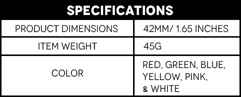 Glow In The Dark LED Golf Balls Specifications