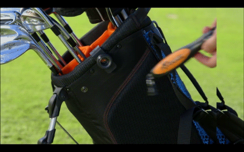 Functions of Golf Bag Latch-It Accessory in GIF