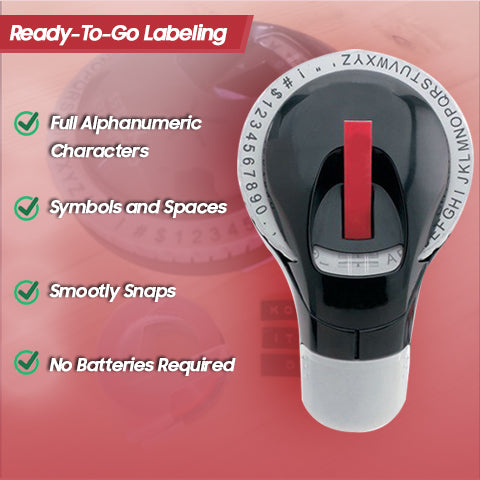 Features of Label Maker with 3 Label Tapes