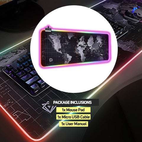 RGB Gaming Mouse Pad Package Inclusions