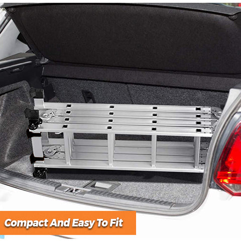 Multipurpose Ladder fit easily in a car trunk